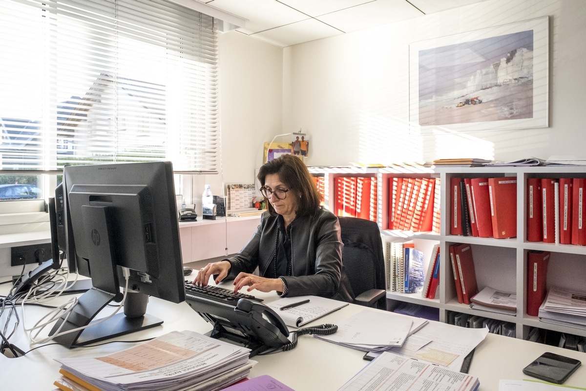 CABINET FRADET - Photographie des collaborateurs et des bureaux du Cabinet FRADET. A Annemasse le 10 décembre 2020 - Photo Gilles BERTRAND
